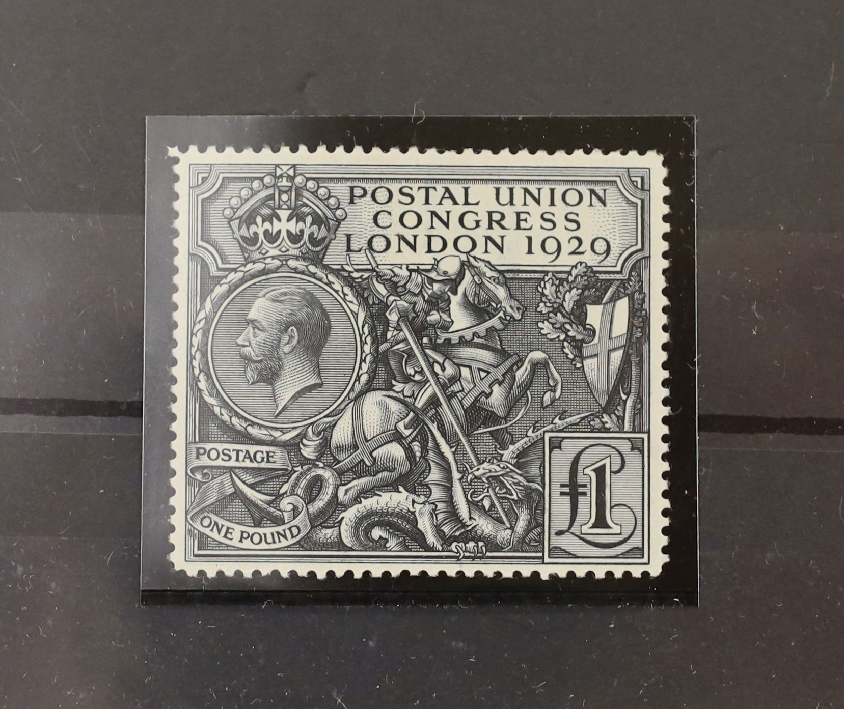 Great Britain 1929 PUC £1 mounted mint